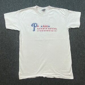 Bayside Phillies Zack Wheeler 45 Shirt Large Mens White Baseball IBEW 98 Graphic